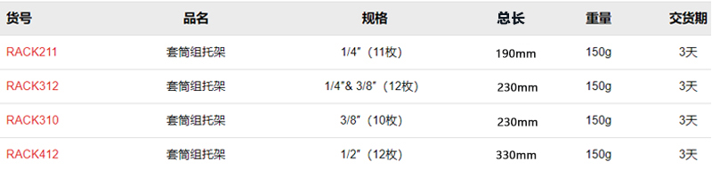 天赋工具套筒组托架支架套筒导轨插座
